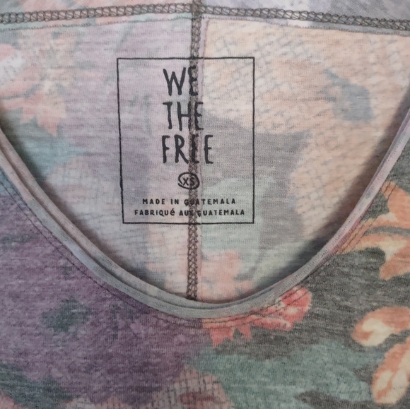 We The Free Tropical Gardenia Top Size XS - Picture 6 of 7